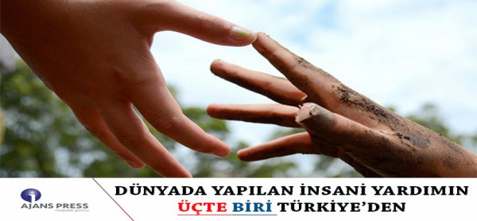 Dünyada Yapılan İnsani Yardımın Üçte Biri Türkiye’den