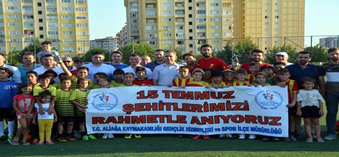 Aliağa’da 15 Temmuz Destanı Futbol Turnuvası Düzenlendi