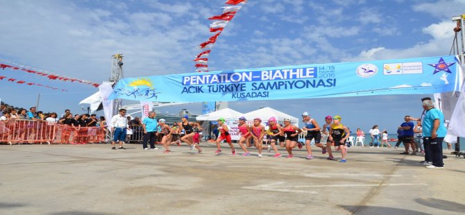 Modern Pentatlon Ve Biathle Türkiye Şampiyonası Kuşadası’nda Başladı