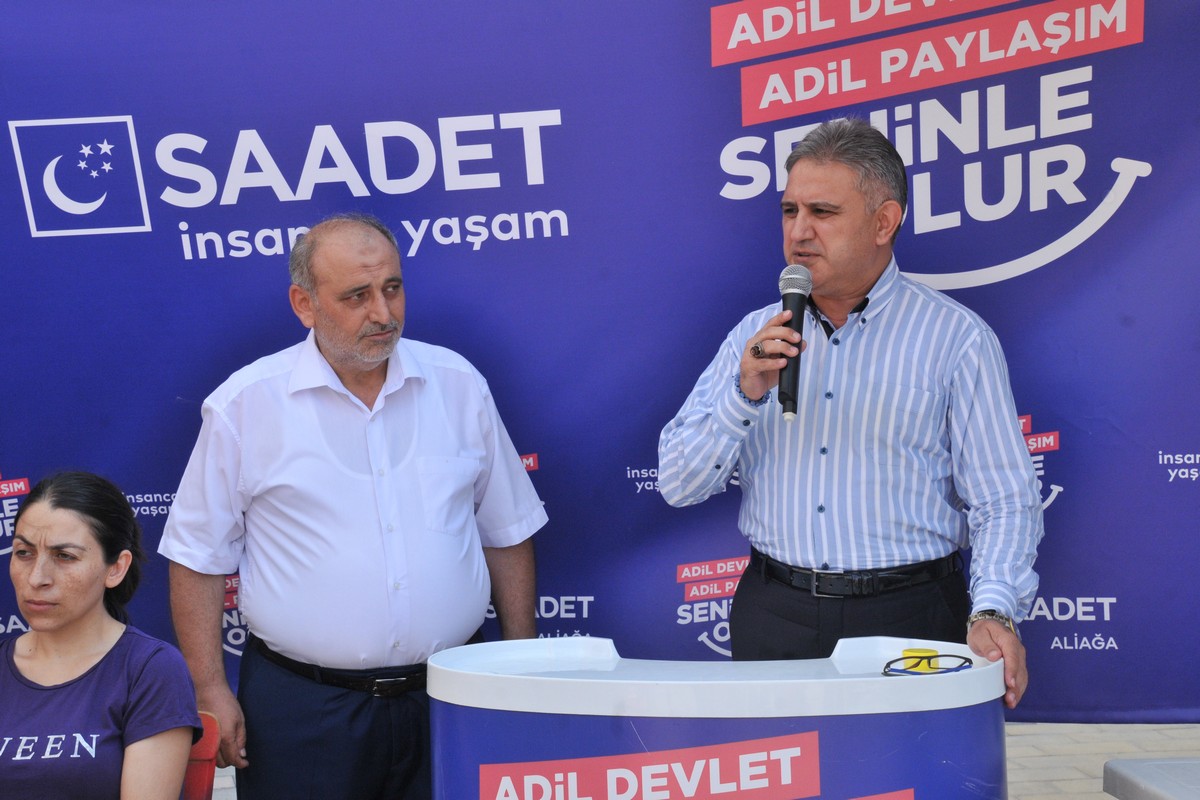 Saadet Partisi İzmir Saha Çalışmalarına Devam Ediyor