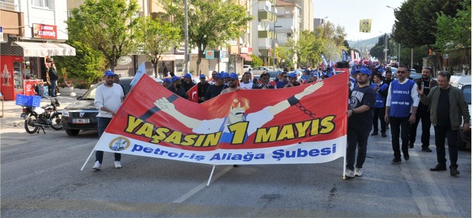 Aliağa'da 1 Mayıs Coşkusu