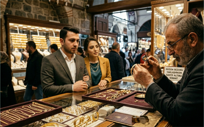 Palandöken: “Düğün Sezonu Yaklaşırken Sahte Altına Dikkat”