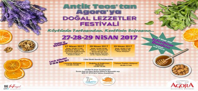 Antik Teos’tan Agora’ya Doğal Lezzetler Festivali