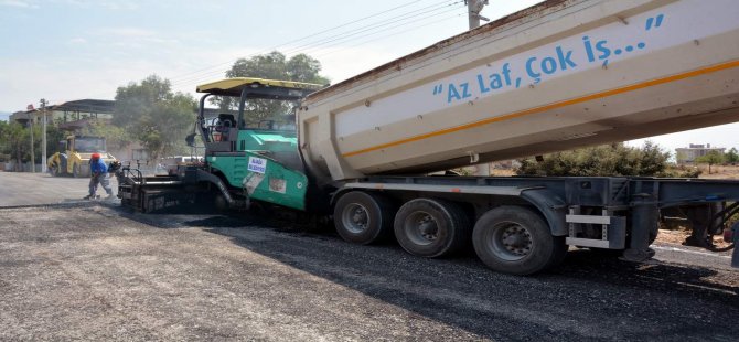 Aliağa Belediyesi’nden Helvacı Mahallesi’ne 23 Bin Ton Asfalt