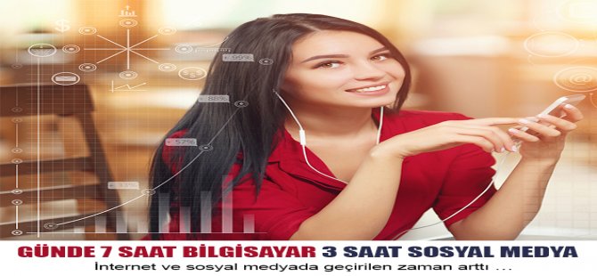 Günde 7 Saat Bilgisayar 3 Saat Sosyal Medya