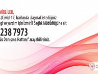 İzmir İl Sağlık Müdürlüğü’nden Covid-19 Danışma Hattı