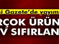 ÖTV ve KDV düzenlemesi yürürlükte